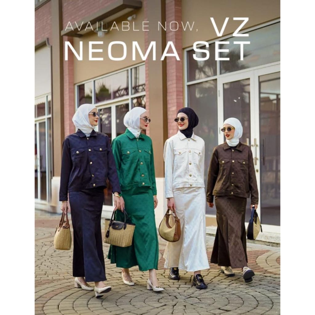 VZ Neoma Set (Top & Skirt) Original by VIVI ZUBEDI