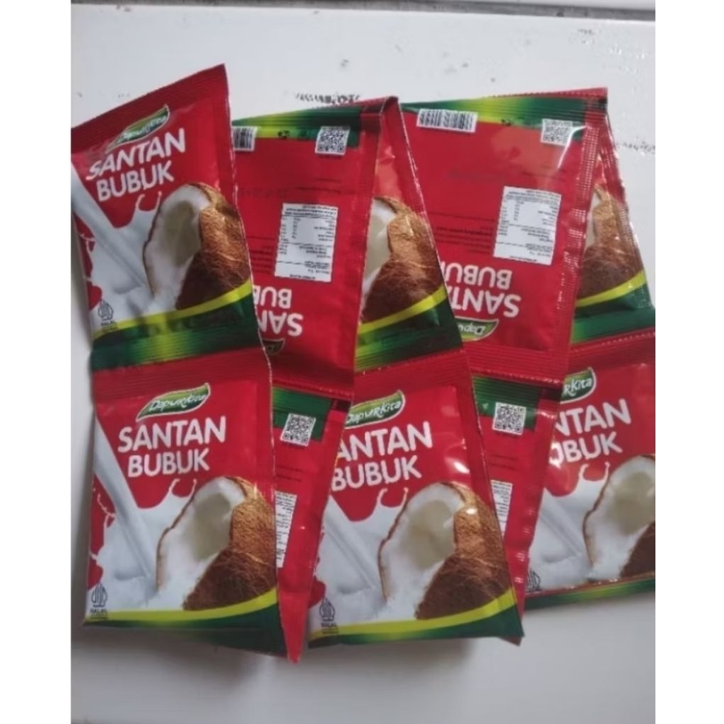 

[1RENTENG=10PCS] DAPUR KITA SANTAN KELAPA BUBUK KEMASAN BUNGKUS MERAH