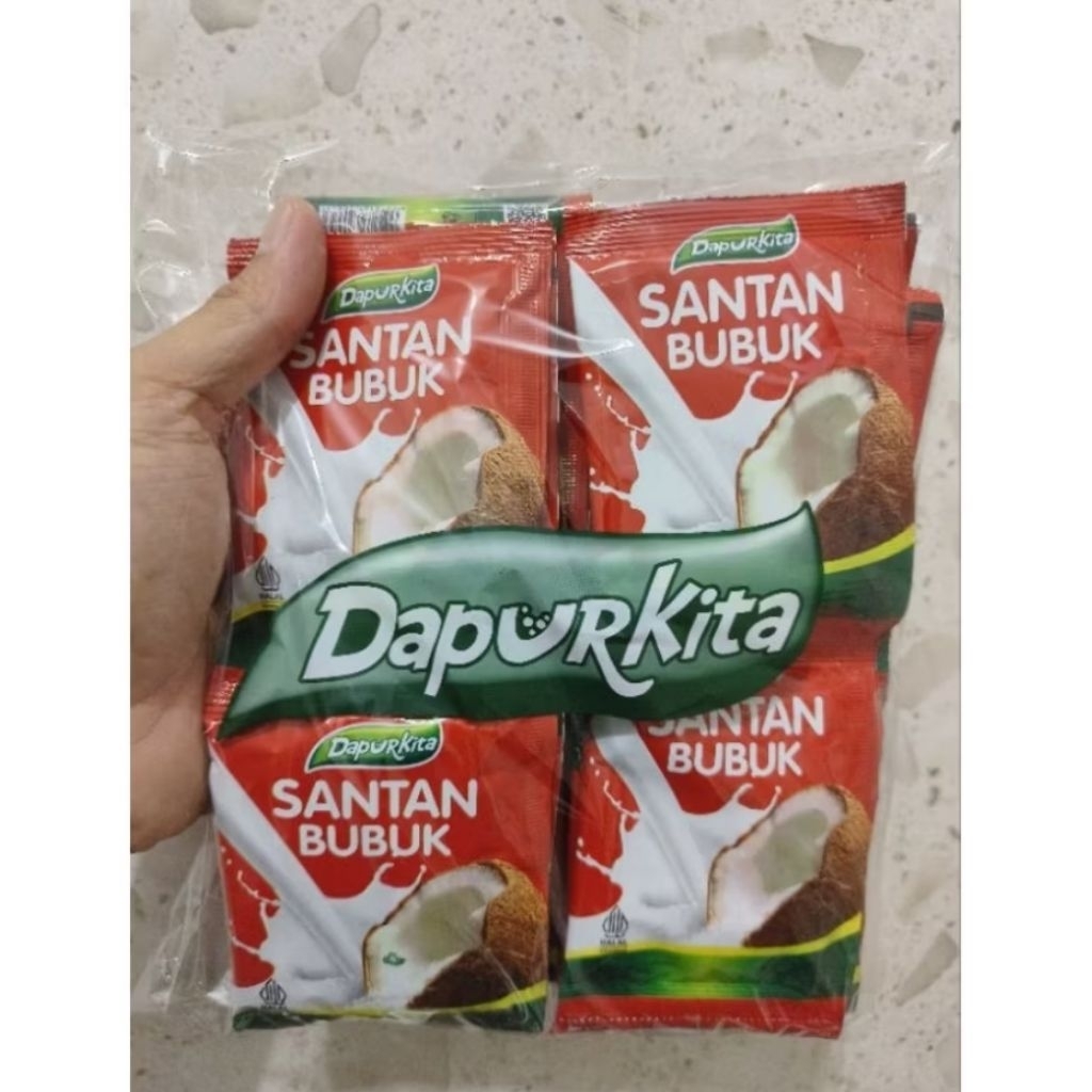 

[1PACK=2RENTENGX10PCS=20PCS] DAPUR KITA SANTAN KELAPA BUBUK KEMASAN BUNGKUS MERAH