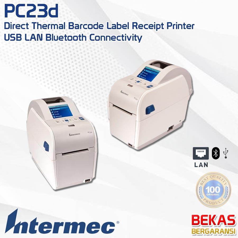 Printer Barcode Label Intermec PC23d Direct Thermal Barcode Label Receipt Printer USB & LAN Intermec