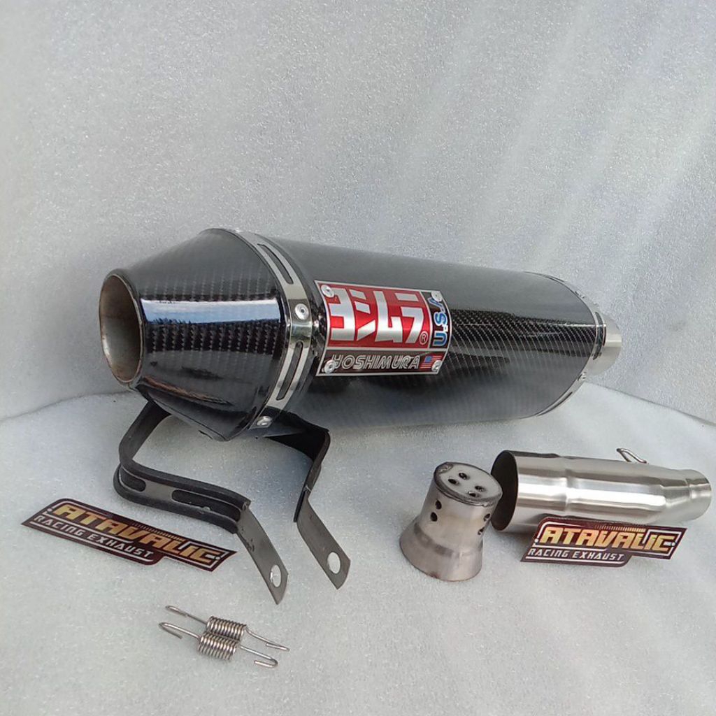 Knalpot Racing Yoshimura USA karbon+slipon Ninja 250 Karbu Ninja 250 mono z250sl z250 ninja 250fi ol
