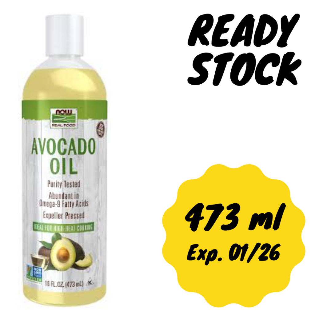 

Minyak Alpukat Now Real Food Avocado Cooking Oil 473 ml