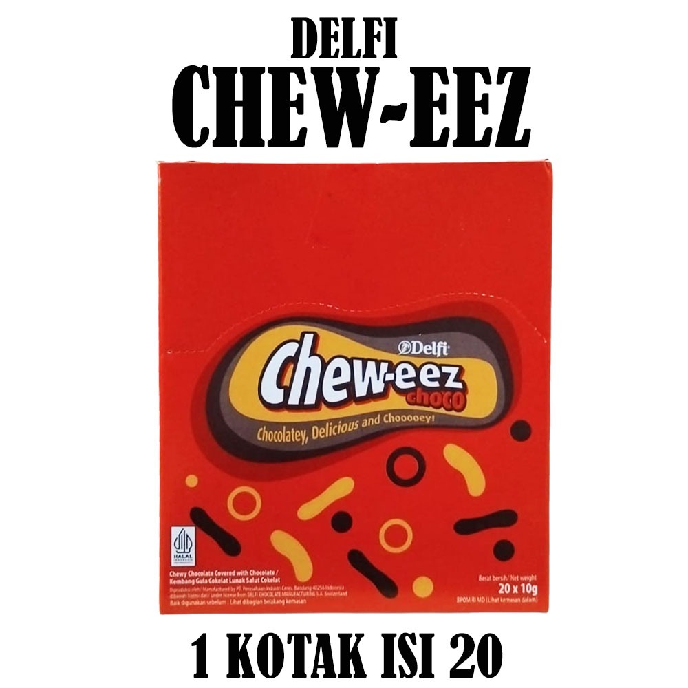 

Ukf5Pc6F4H (Kuliner.Kita) Delfi Cheweez Chew-Eez Choco Kotak Isi 20