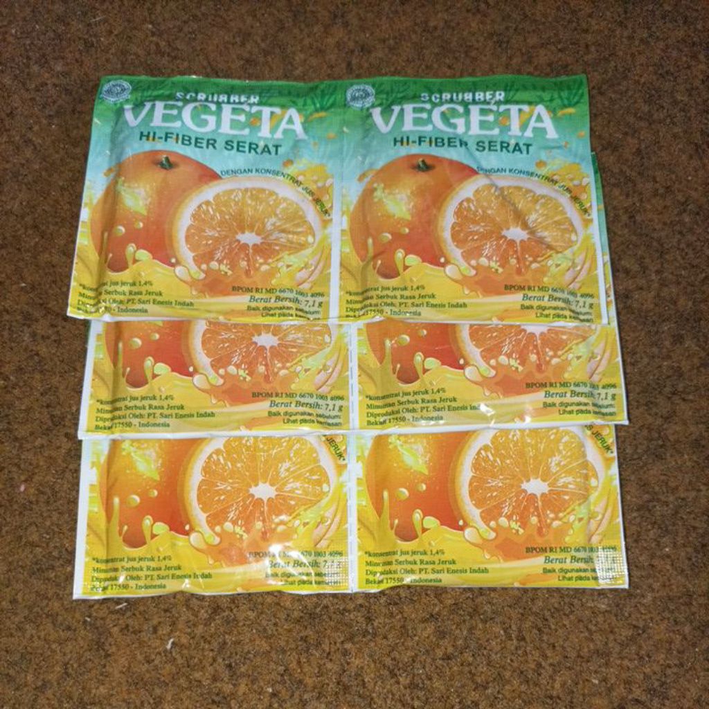

Vegeta Scrubber 6 Sachet