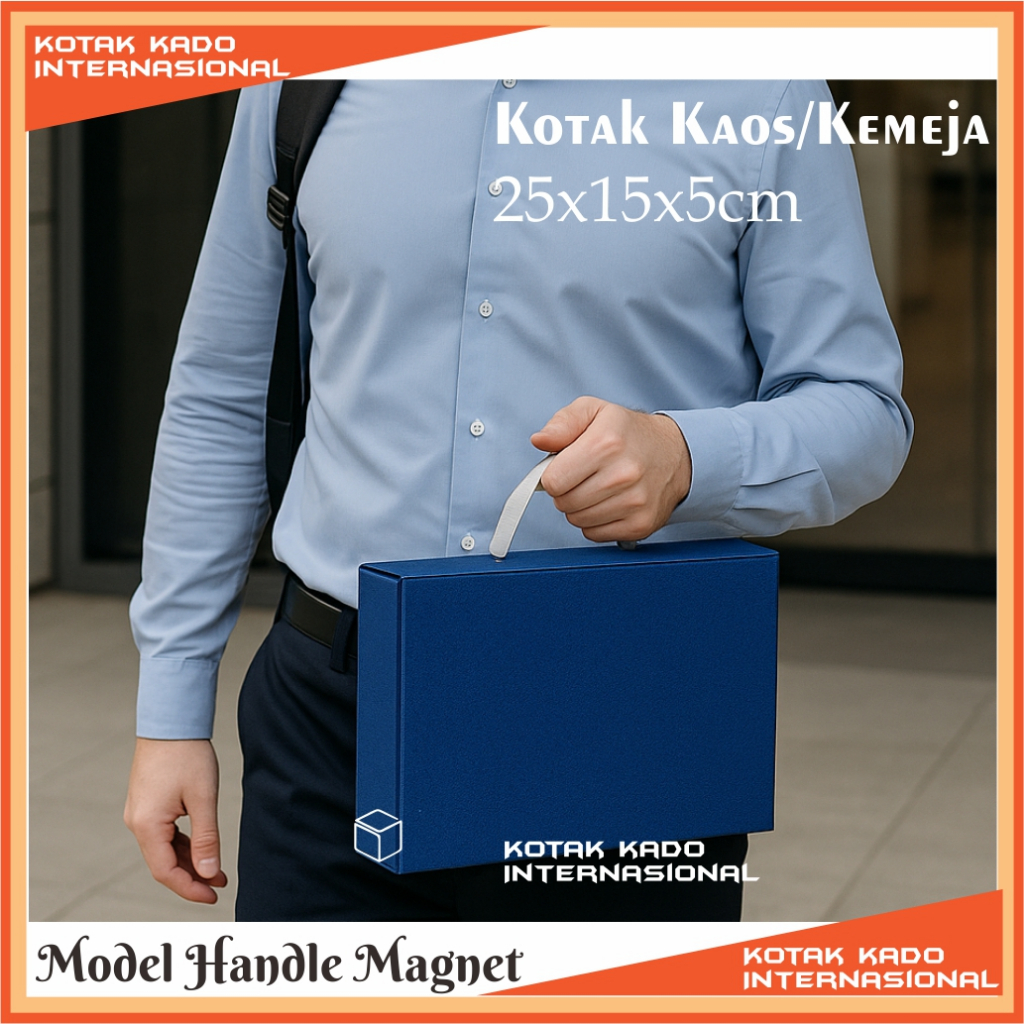 

Kotak Kado Baju Premium Birthday Kaos kemeja Spesial model magnet tentengan plastik