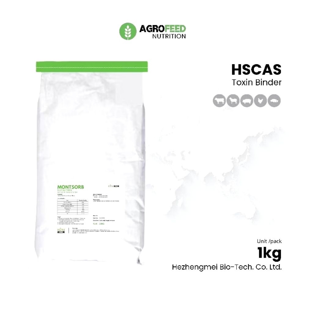 Toxin Binder AGROBEN ToxinSorb - HSCAS Hydrated Sodium Calcium Alumino Silicate repack 1kg