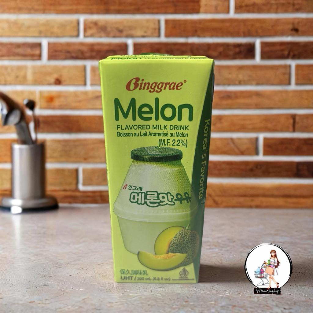 

READY STOCK - Susu Rasa Melon Korea Binggrae 200ml – Minuman Viral Segar & Creamy