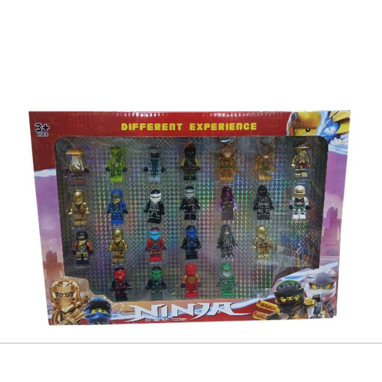 Mainan Anak Figur Ninda dan Avengers Brick ninjago isi 12pcs dengan Aksesoris Pedang Roblox Dan mine