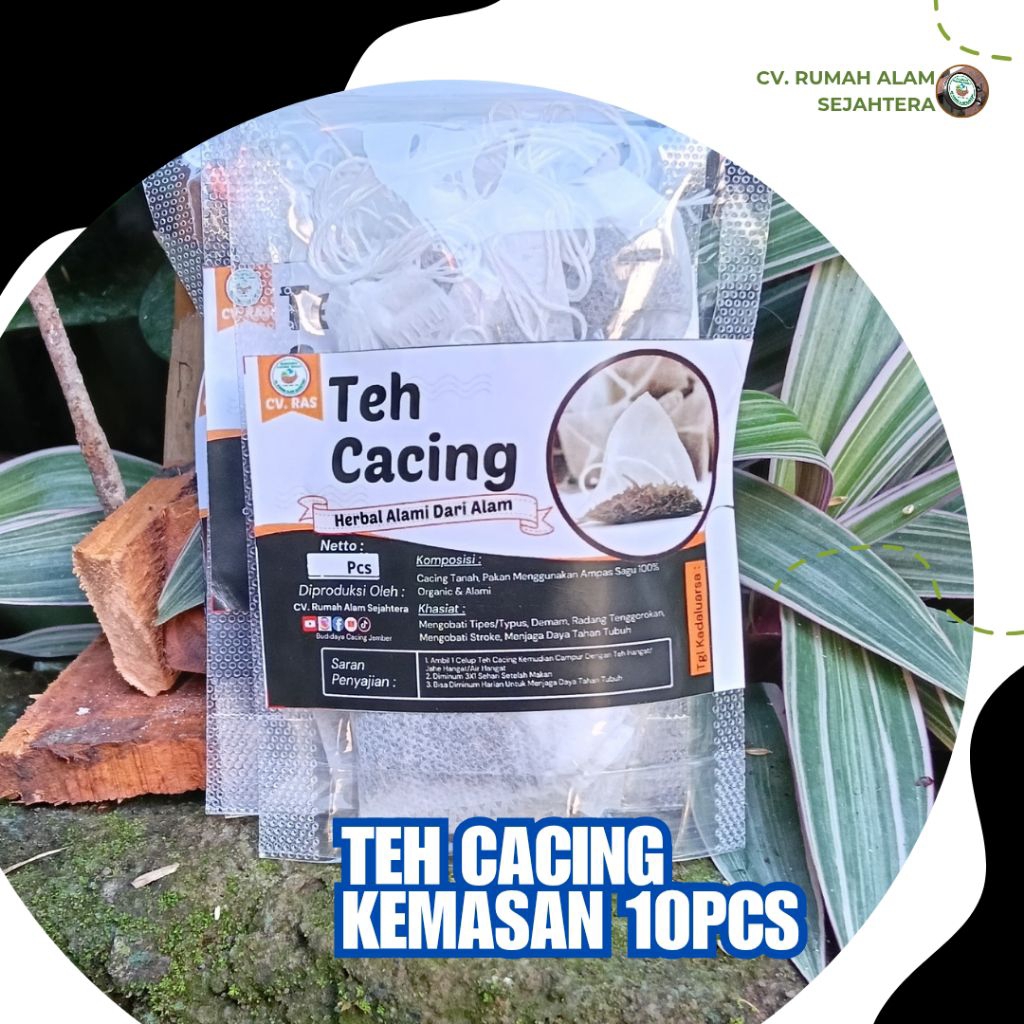 

HERBAL TEH CACING KEMASAN 10PCS