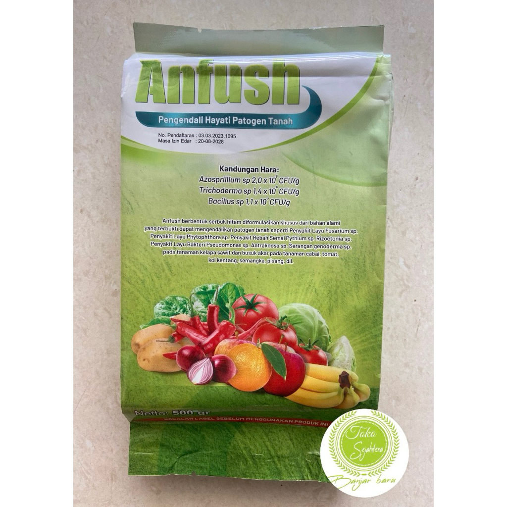 FUNGISIDA ORGANIK ANFUSH TRICODERMA 500Gr