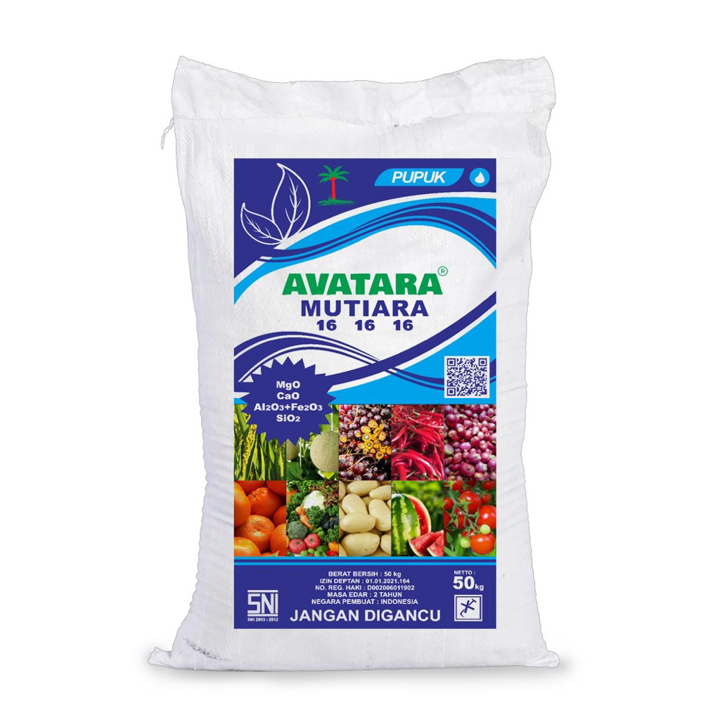 PUPUK MUTIARA 161616 PRINTING AVATARA REPACK 1 KG