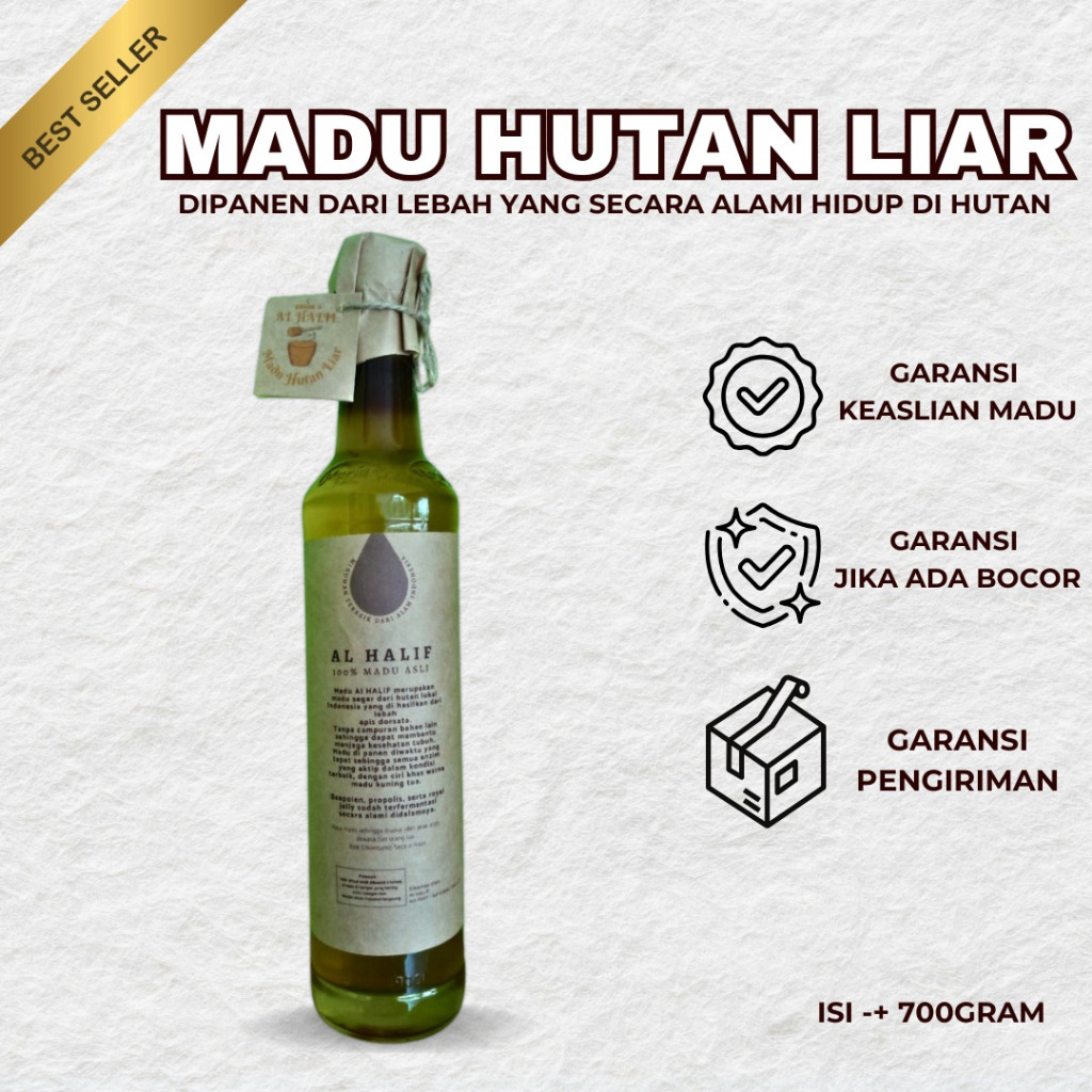

Madu Hutan Liar/Madu Odeng Alhalif/Madu Asli 500gr