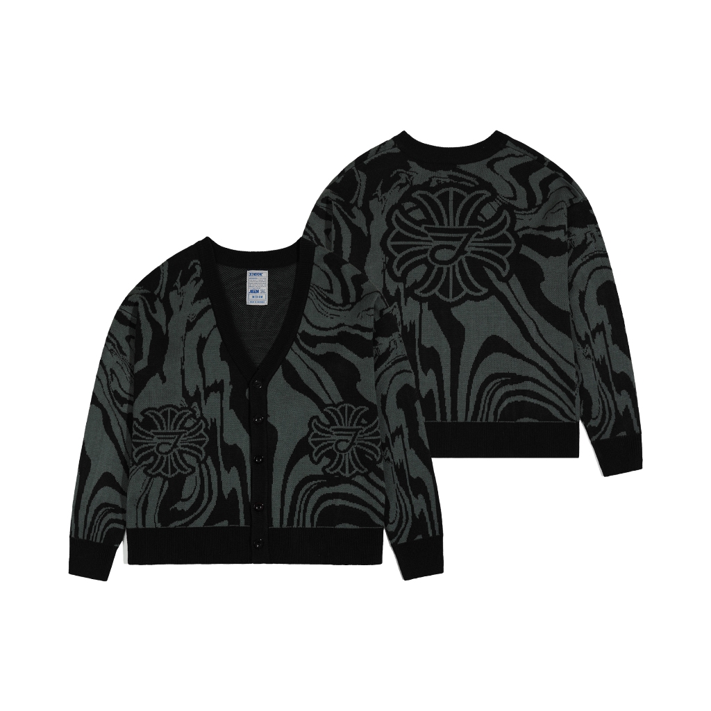 Heagel Black Cardigan Knitwear - Knit Cardigan Rajut - Cardigan Pria Wanita - Cardigan Jeen Original