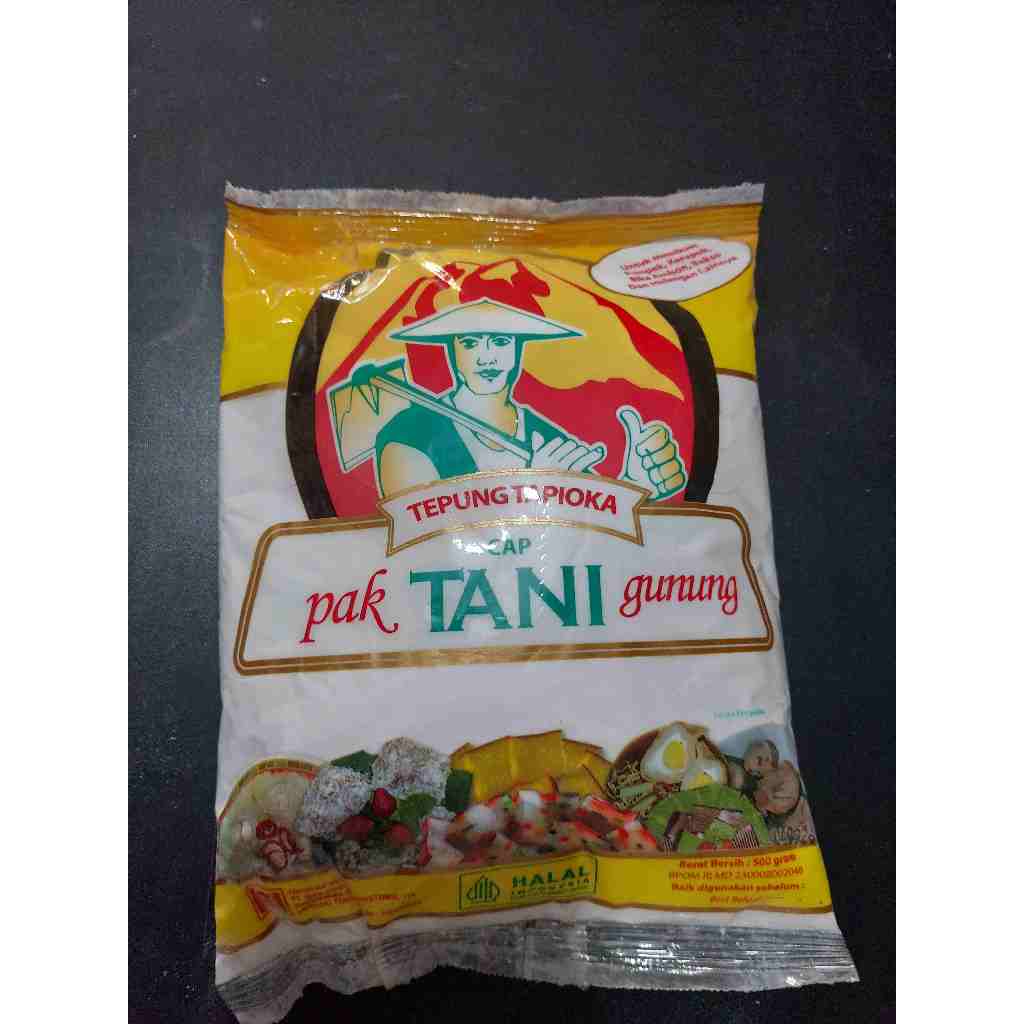 

Tepung Tapioka Cap Pak Tani Gunung 500 gram