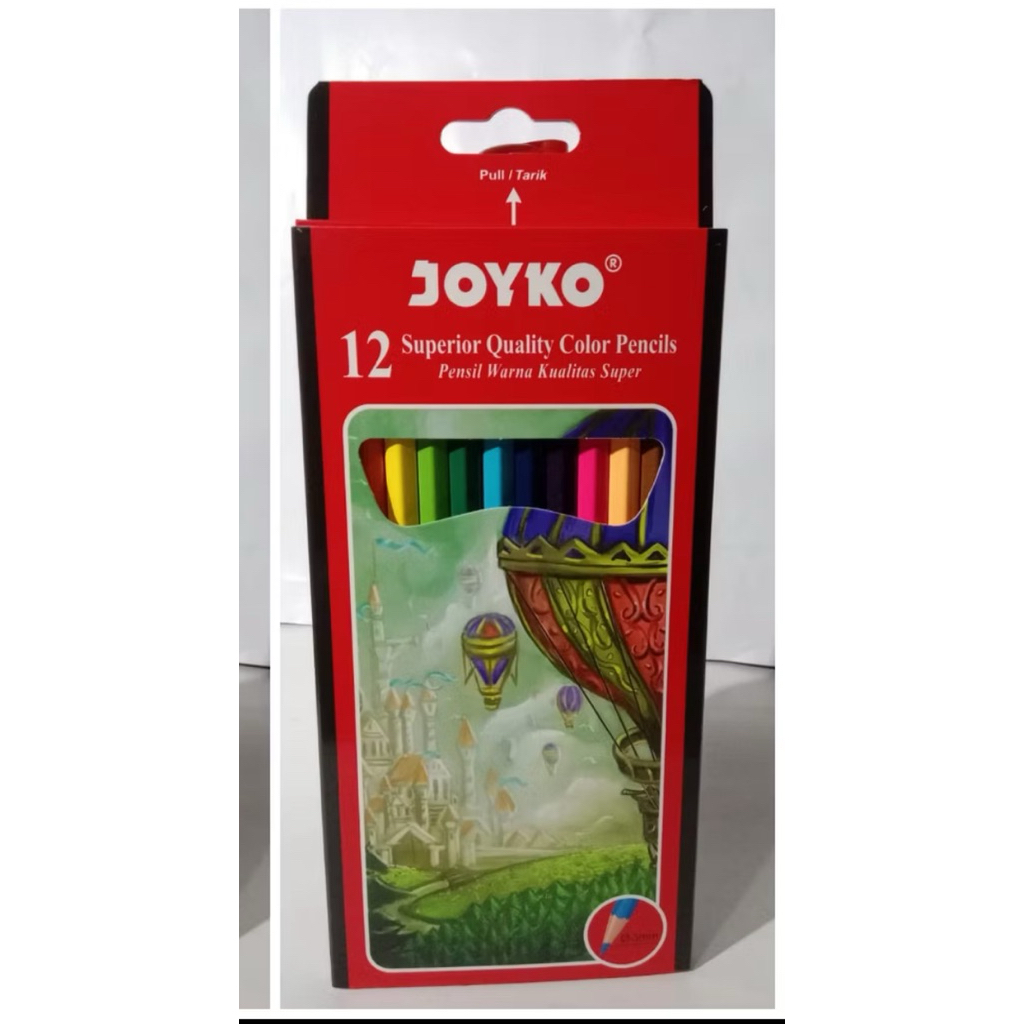 

JOyko and Titi- 12 Color Pencil set and 18 Krayon Minyak