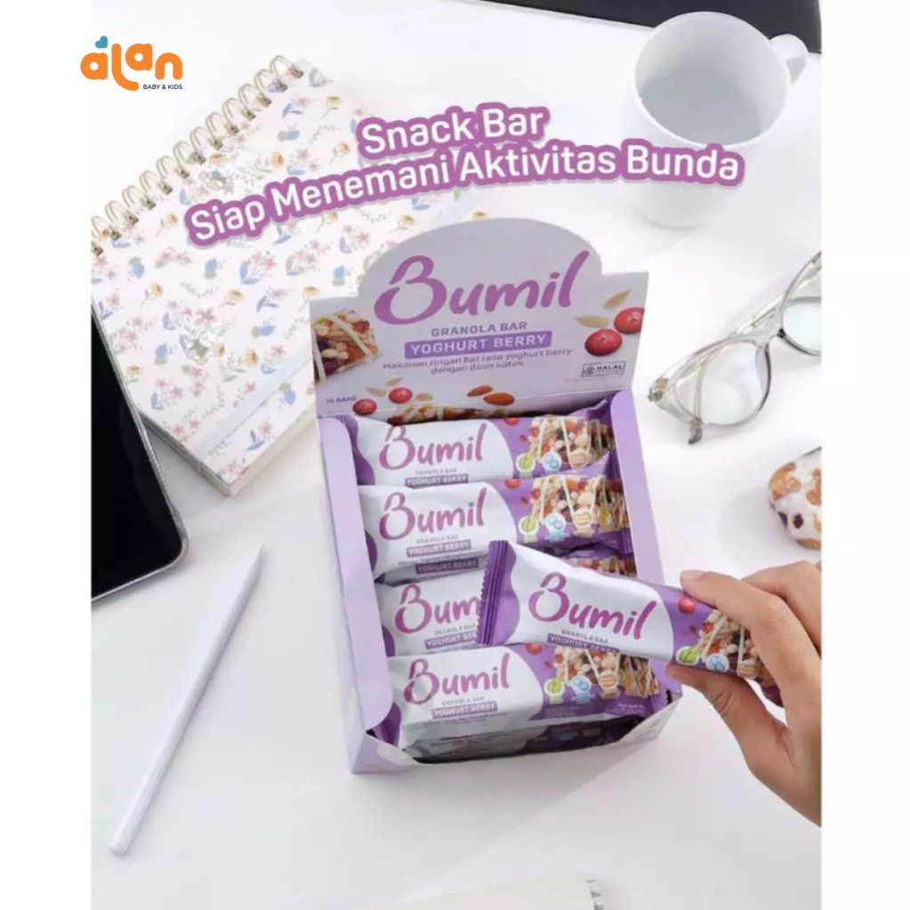 

Alan Baby Kids - Bumil - Granola Bar Yoghurt Berry / Healthy Granola Bar / Cimilan Bumil