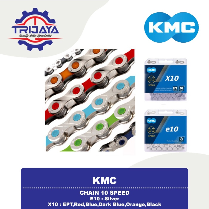 Rantai Sepeda KMC 10 Speed