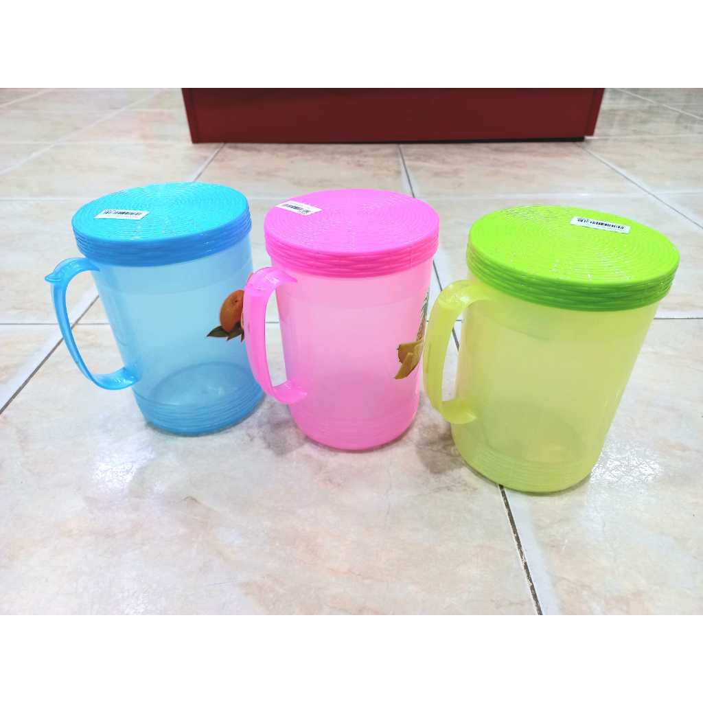 Mug Rotan Super Jumbo | Mug Gelas Plastik Jumbo