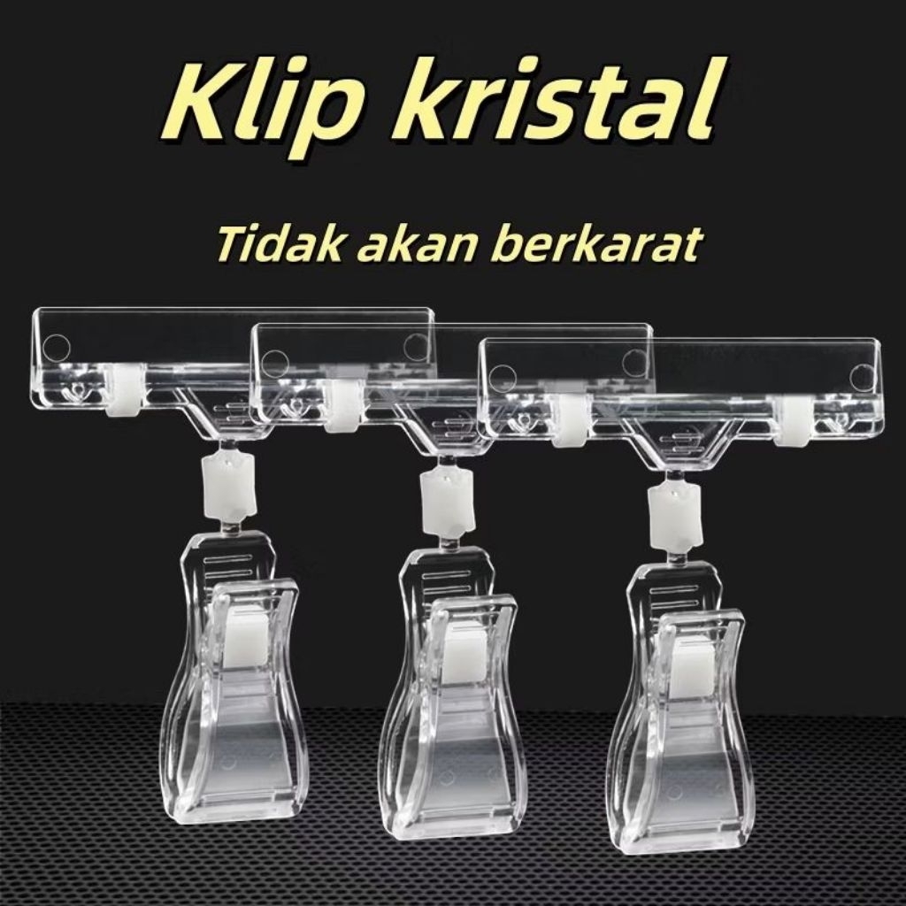 

Jepitan harga promo penjepit Label papan tag Hanger trasparan