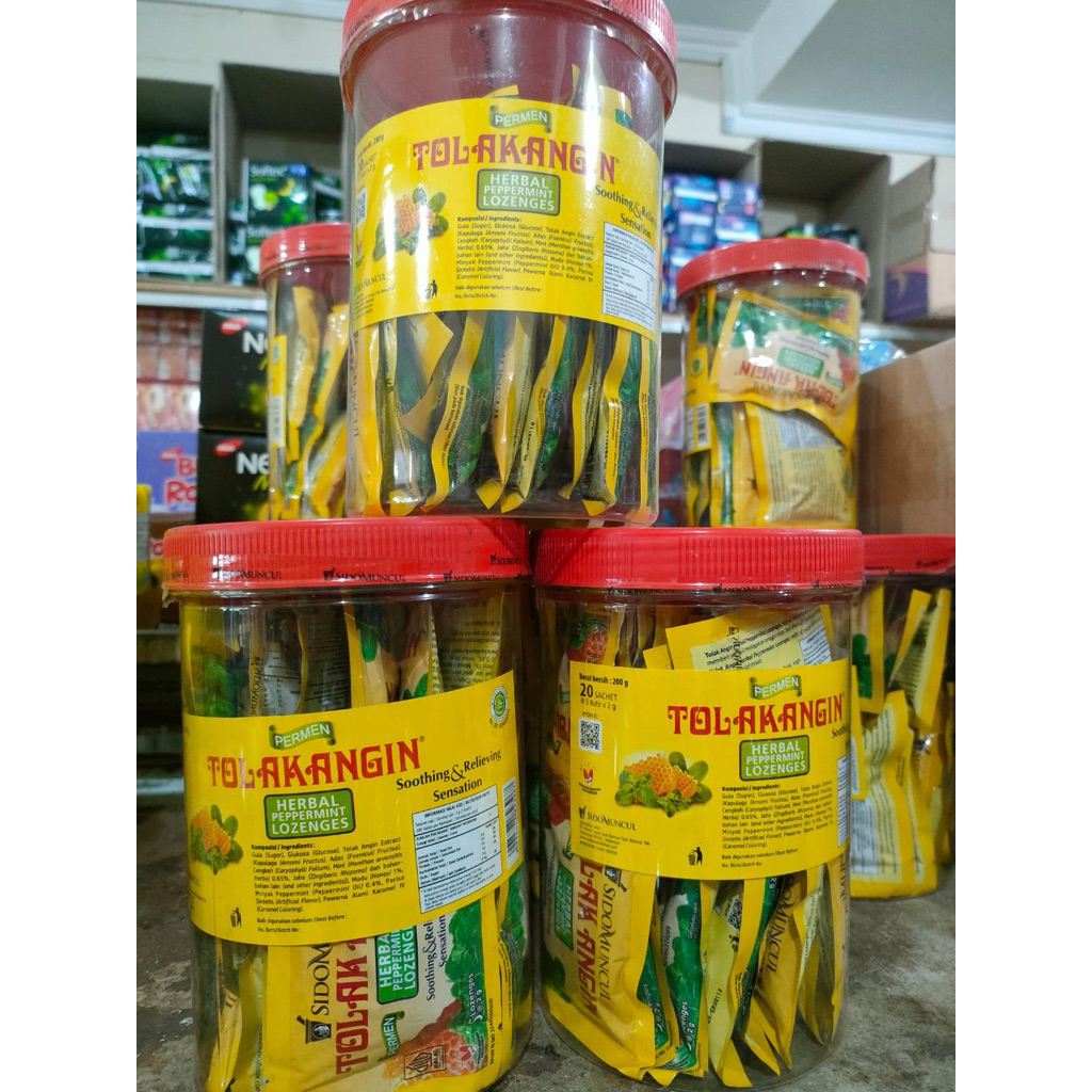

Permen tolak angin toples isi 20
