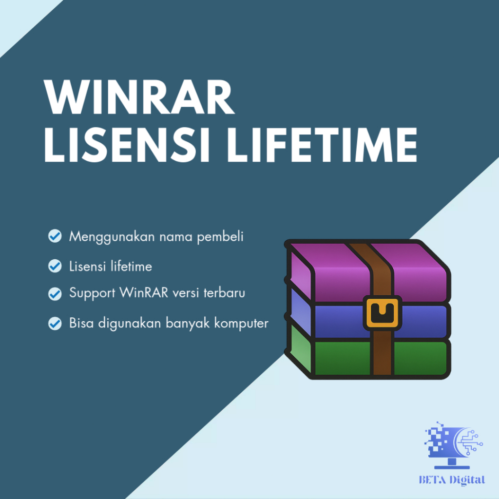 Lisensi WinRAR Lifetime Original