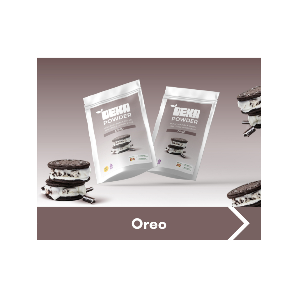 

DEKA Powder varian Oreo/ Minuman Bubuk / Powder Drink / Minuman Kekinian / Oreo Bubuk