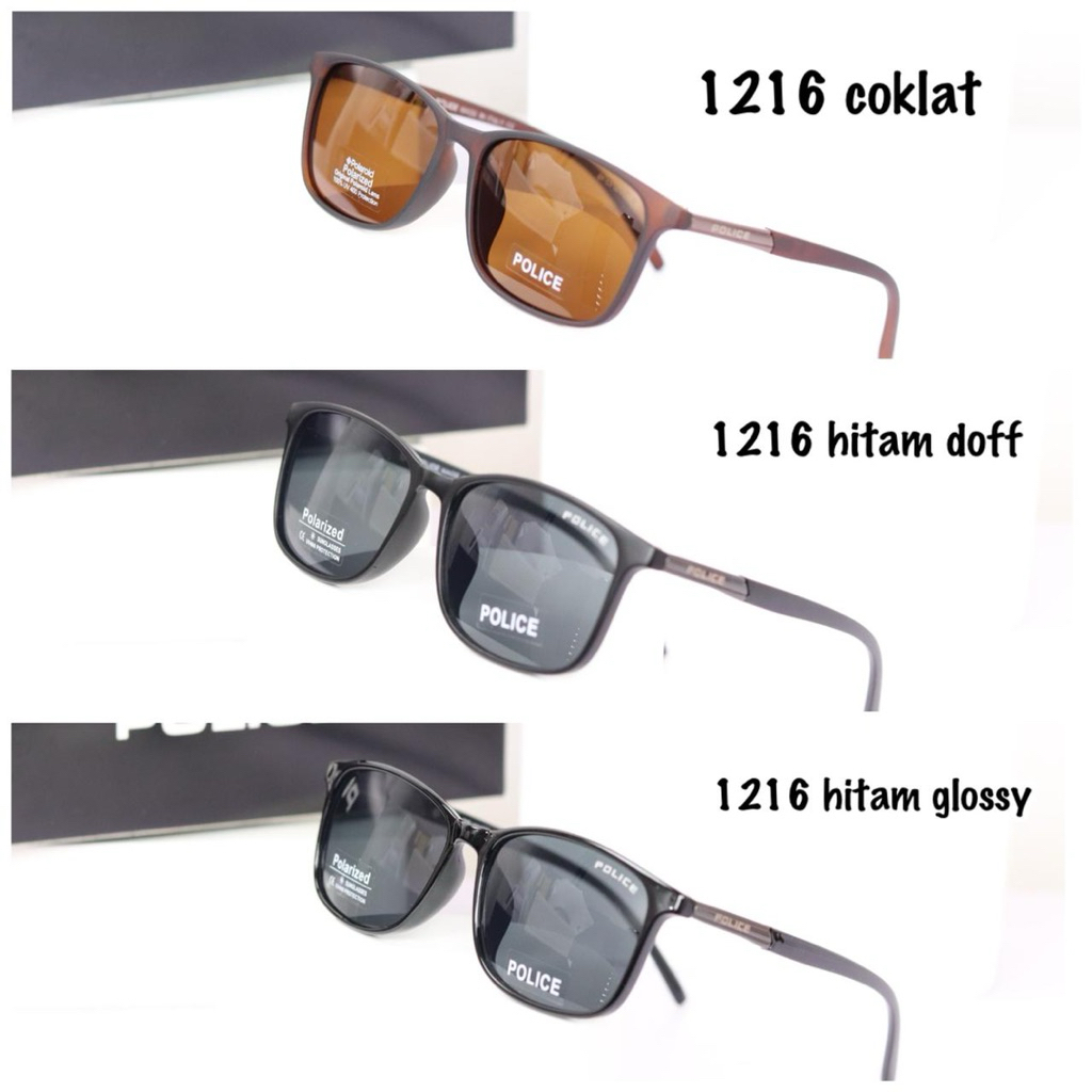 Grade Ori Kacamata POLICE 1216 Lensa Polarized Pria Wanita