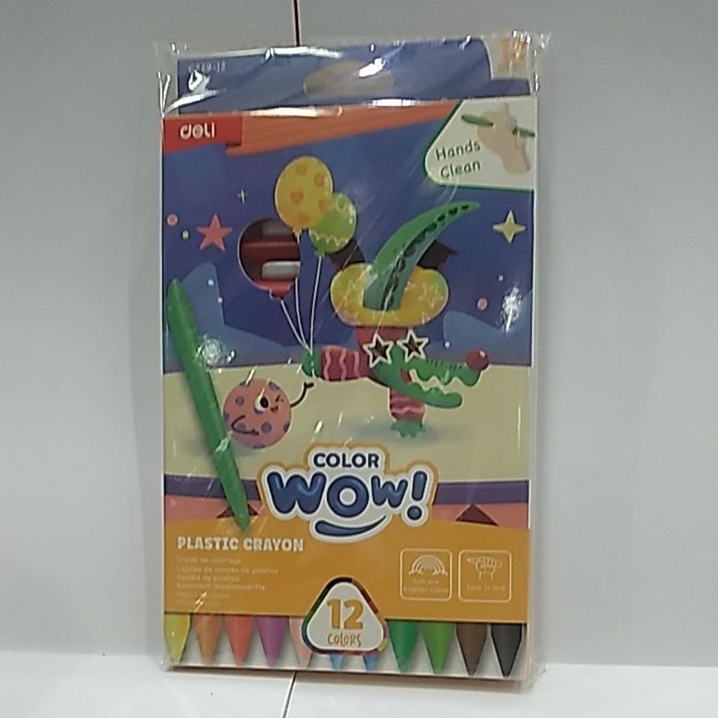 

DELI CRAYON COLOR WOW C229-12 ,12 WARNA