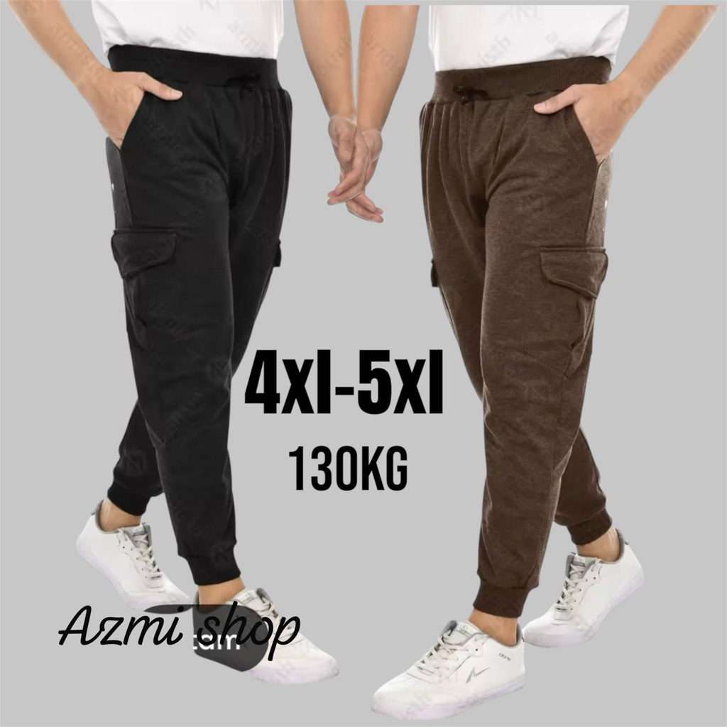 CELANA PANJANG JOGER  CARGO PRIA SUPER JUMBO CELANA JOGER CARGO SUPER JUMBO JOGER CAEGO PANTS KOREAN