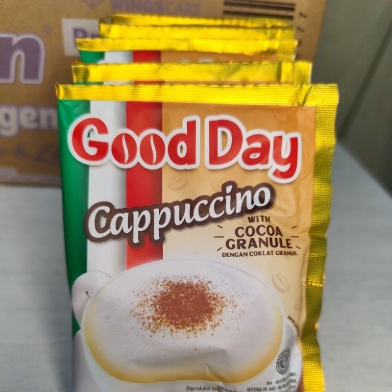 

Kopi Good day Cappuccino 25g x 10 x 1 rtg