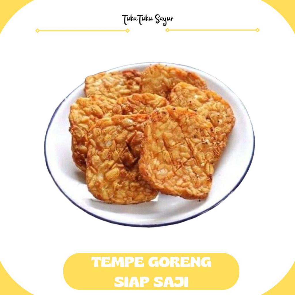

TEMPE GORENG SIAP SAJI 10pcs - TukaTuku Sayur