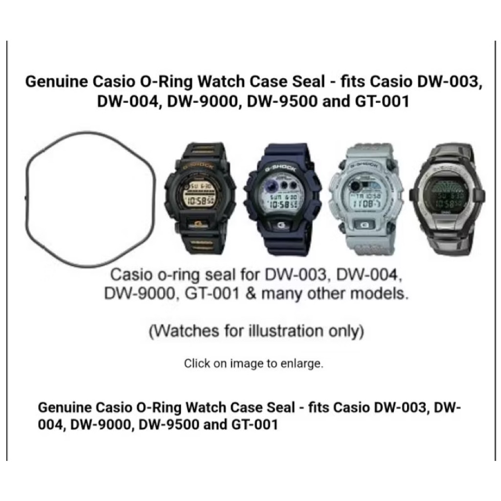 seal dw9052 dw9000 seal gshock dw9052 g-shock dw-9000