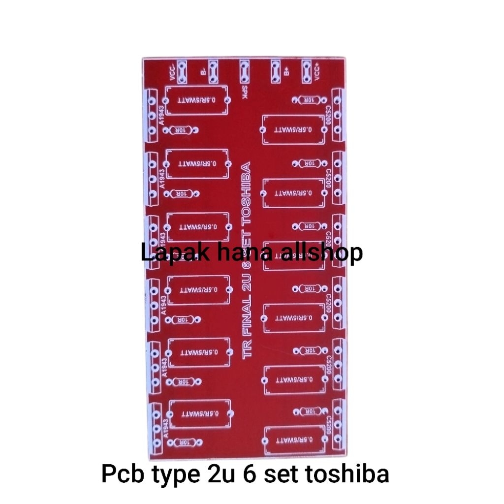 Pcb 2u transistor toshiba 4 set 5 set 6 set pcb tr toshiba semi fiber
