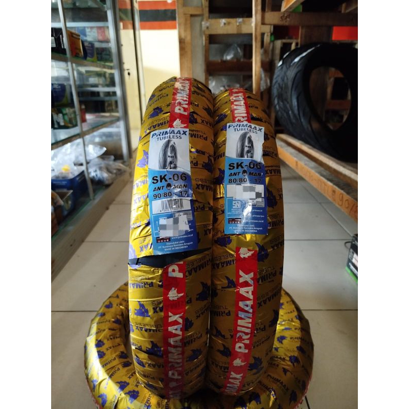 ban luar primaax soft compound 90/80 ring-17,80/80 ring-17 SK-06 Tubles