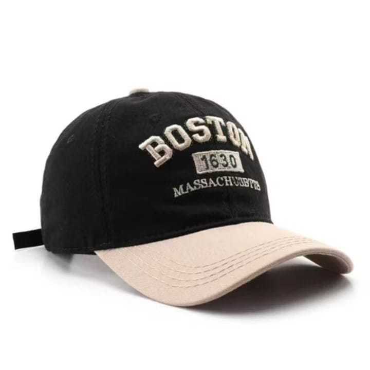 HOT ITEM TOPI DISTRO BASEBALL BOSTON KOMBINASI DUA WARNA MODEL TRENDY