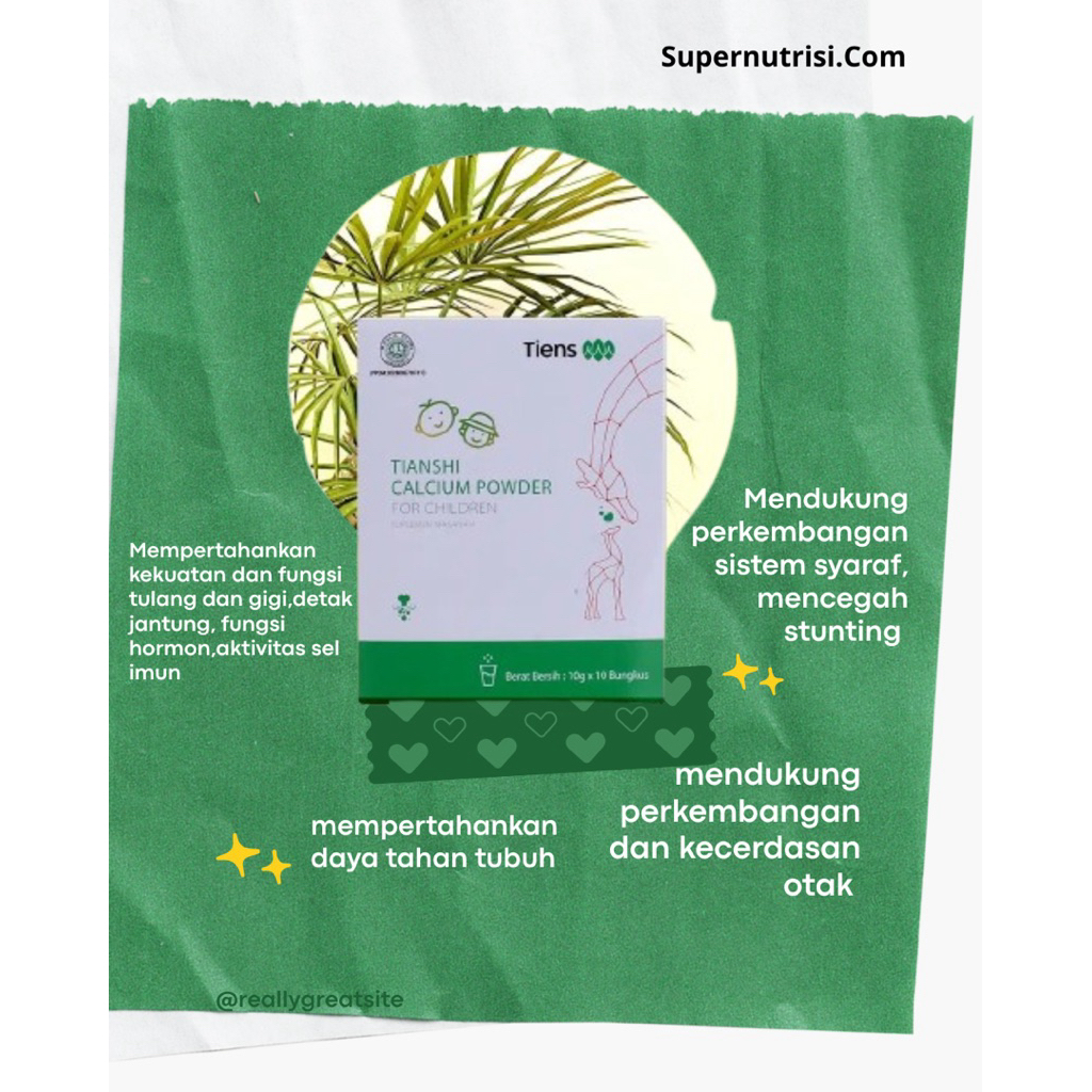 KALSIUM UNTUK ANAK/Nutrisi anak/suplemen anak/Kalsium tiens.