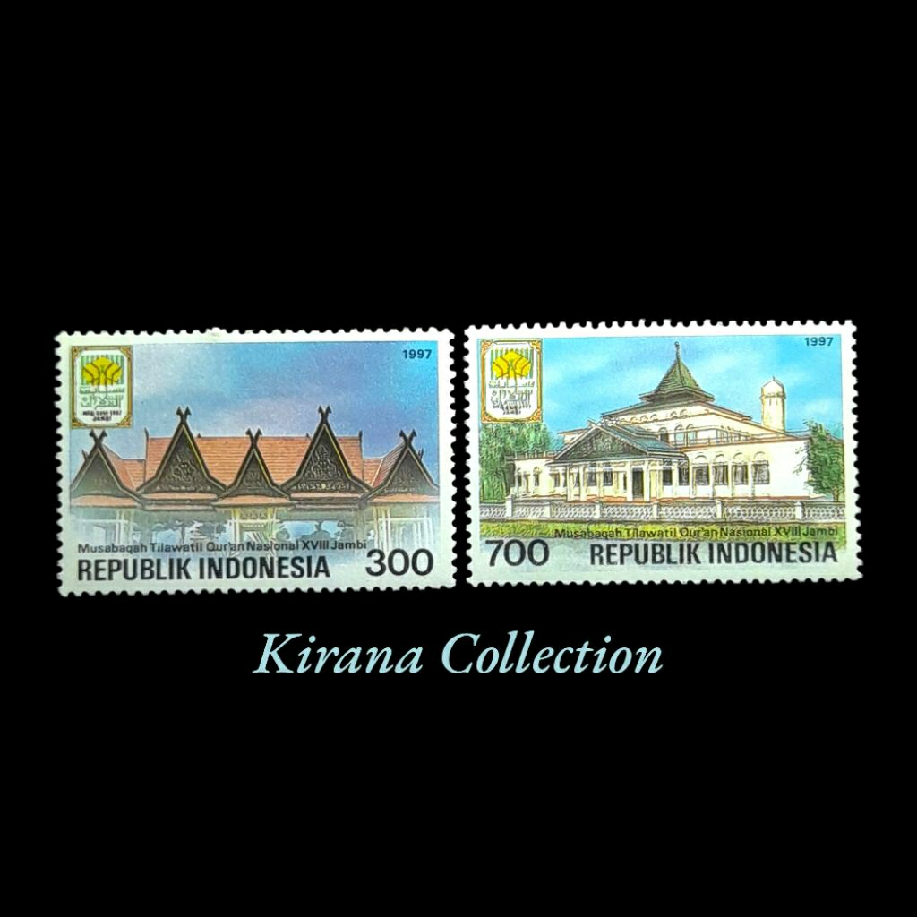 

LOT F359 KOLEKSI PRANGKO INDONESIA I-521 2V MTQ KE-18 1997