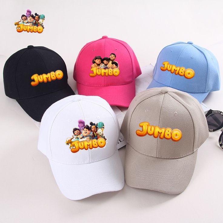 Topi Baseball anak laki laki dan perempuan karakter Jumbo 2-8 tahun