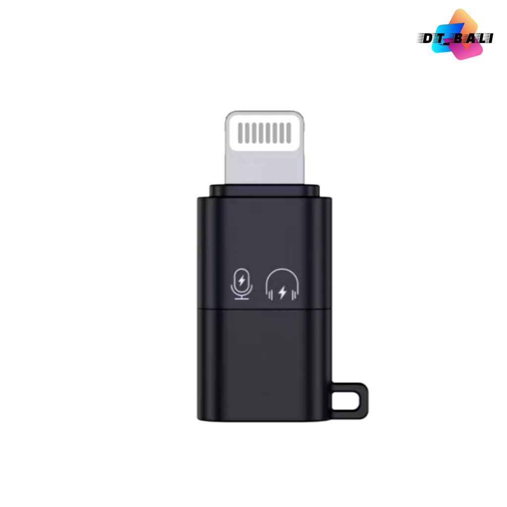 Konektor Converter Lightning to Type C USB OTG Mini Adapter for iPhone iPad iOS Support Headset Musi