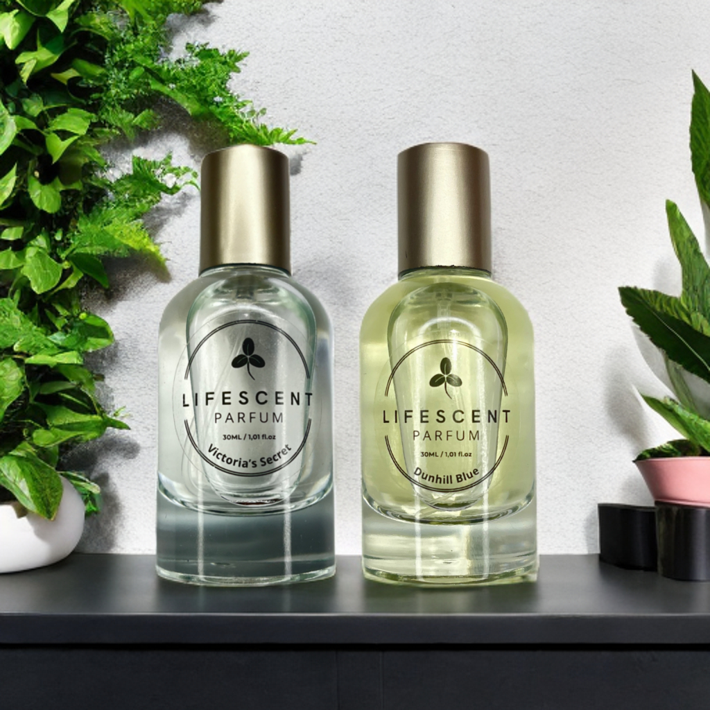 Bundling 2 Botol Parfum VS Scandalous dan Dunhill Blue Secret 30 ML by Lifescent Parfum