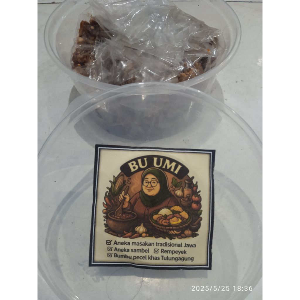 

BUMBU PECEL INSTAN 250gr BU UMI PRABAN SUROBOYO, FRESSS. PENGIRIMAN INSTAN.