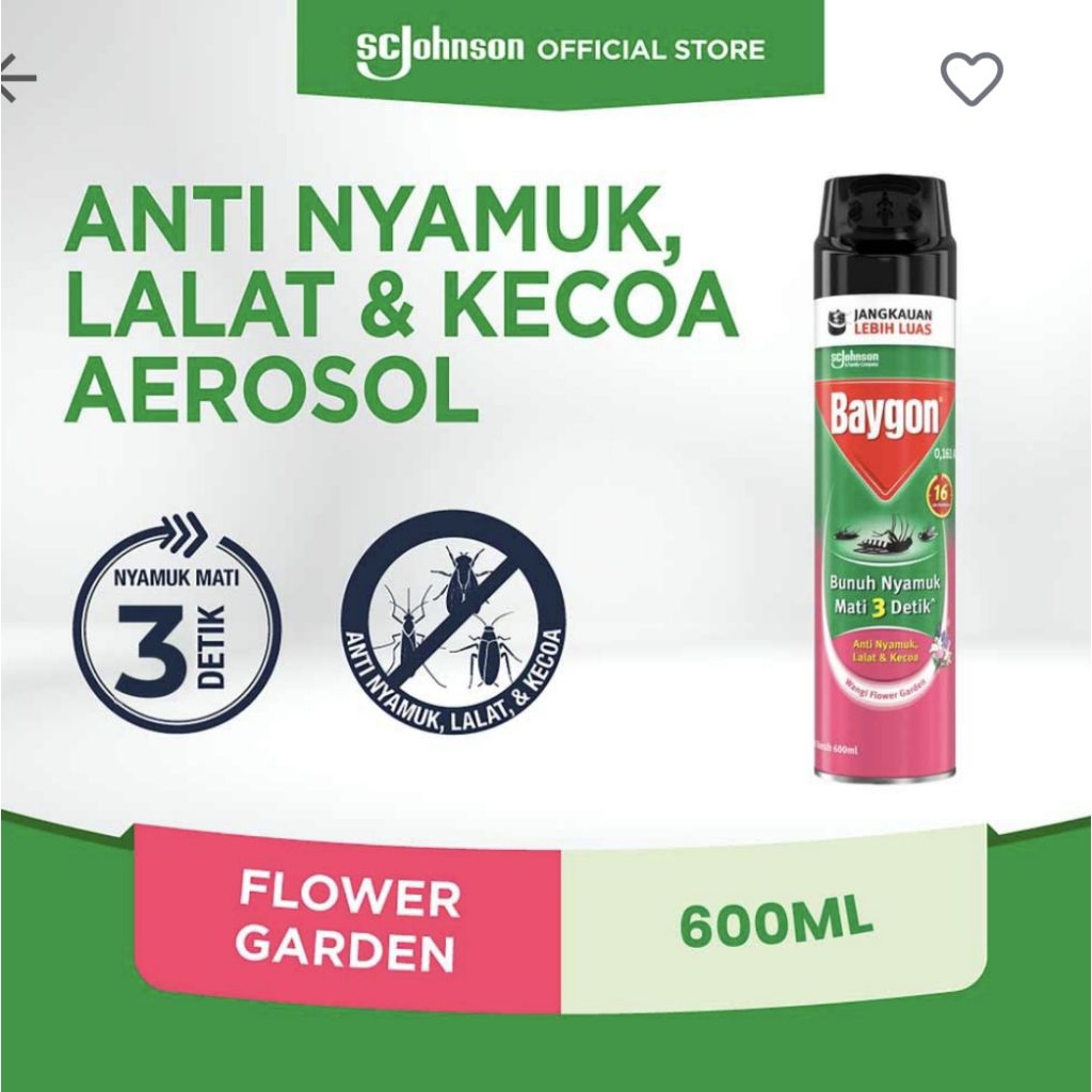 baygon flower garden 600 ml