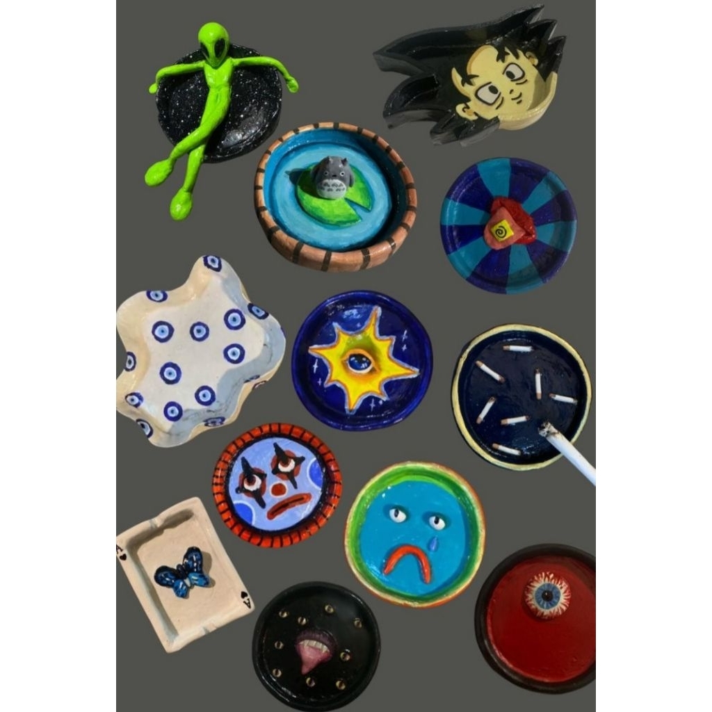 Custom Ashtray - Asbak Clay