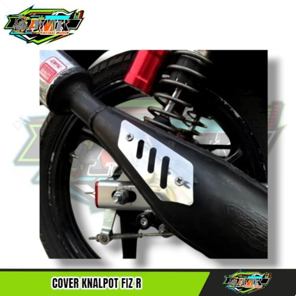 Tameng Knalpot Fizr Cover Knalpot Fizr Full Alumunium