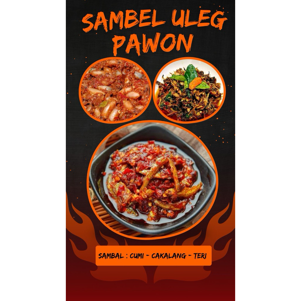 

SAMBAL ULEG PAWON ~ Cumi Cakalang Teri (250ml)