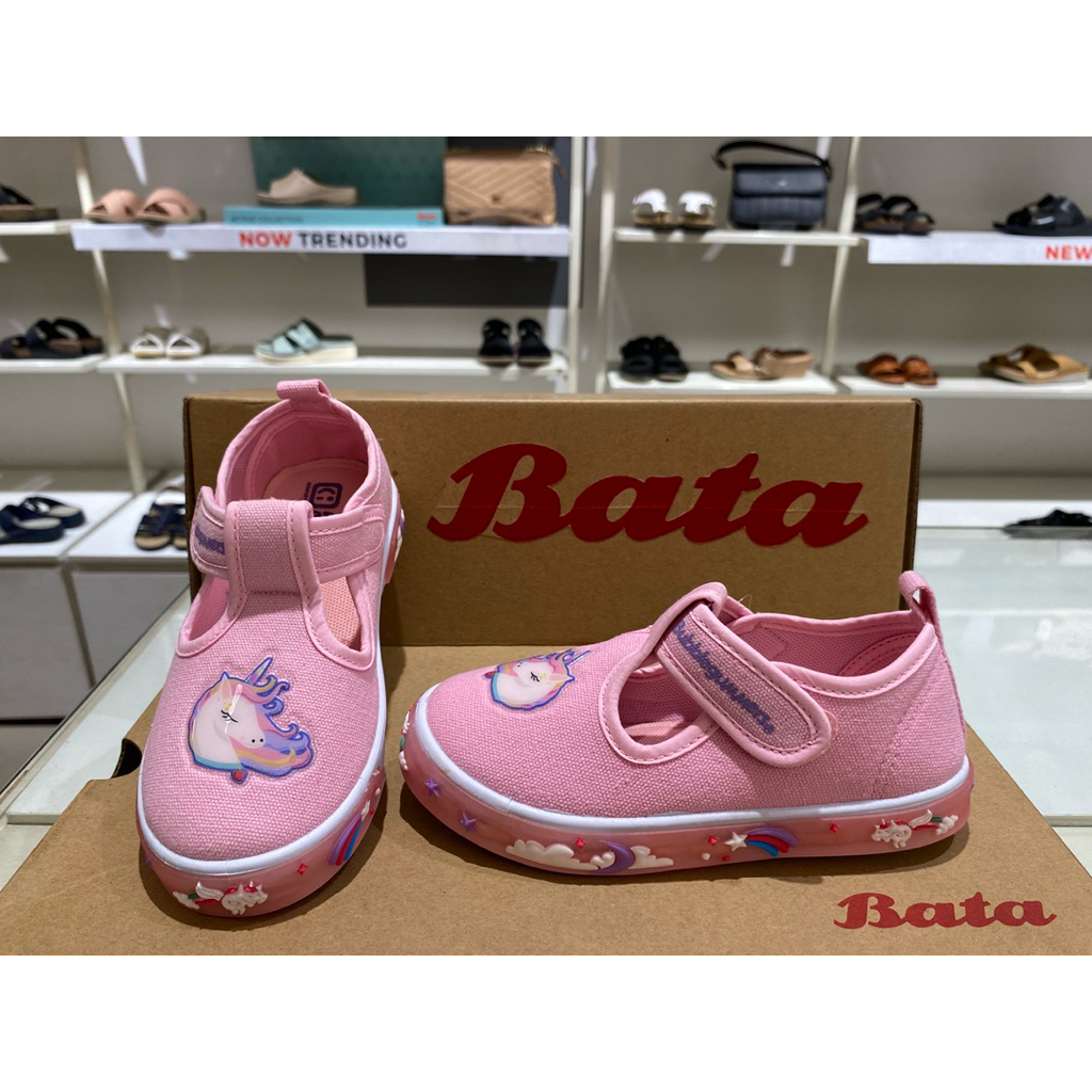 sepatu anak bubblegumers bata wanita nyala original 181-5414