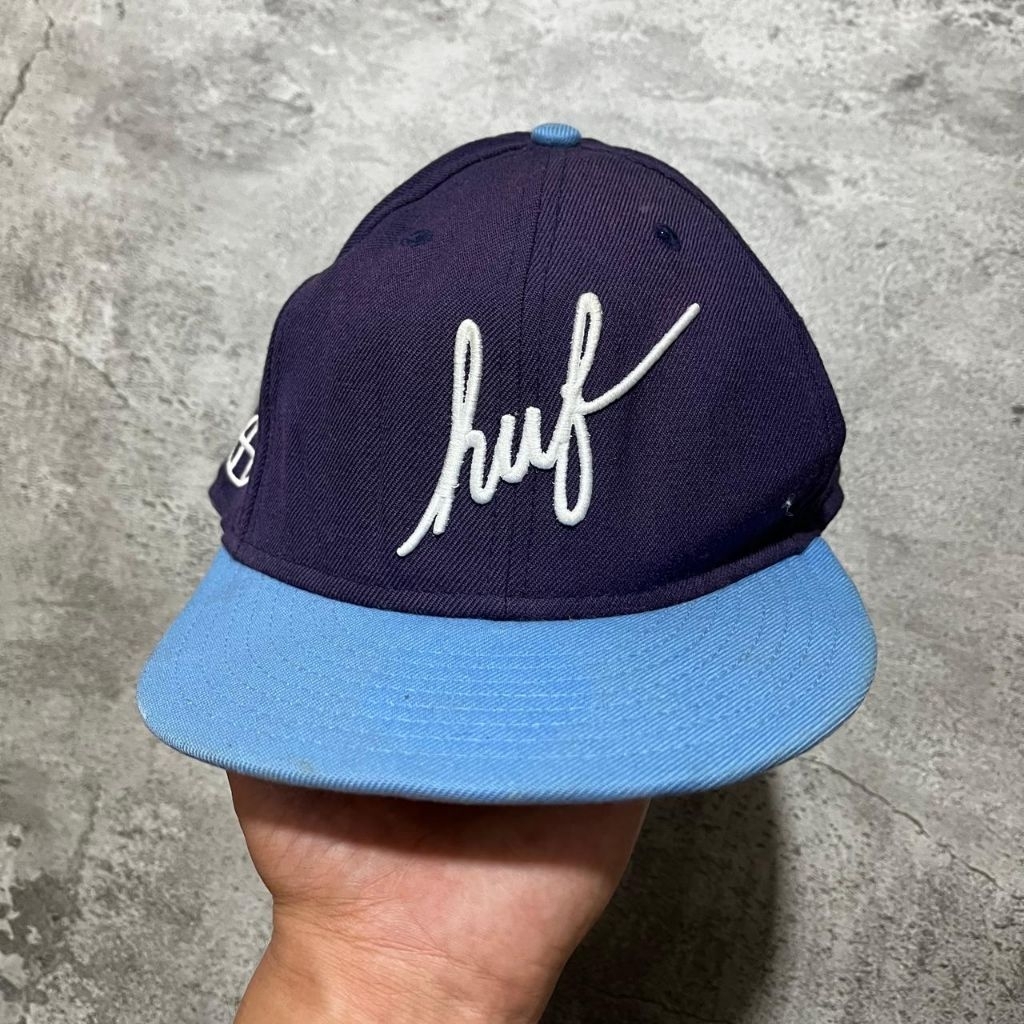 HUF x New era snapback cap authentic (used)