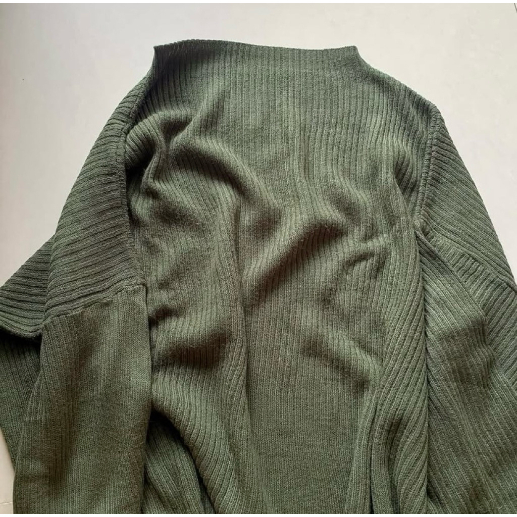 turtleneck knit sweater