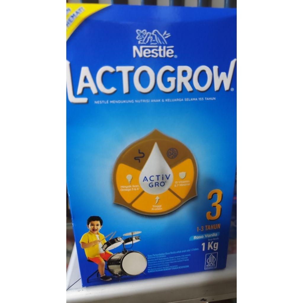 lactogen 3 vanila 1 kg exp april - may 2026