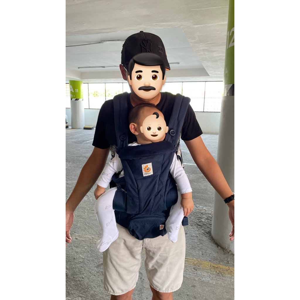 PRELOVED Ergobaby Omni Breeze Carrier - Midnight Blue